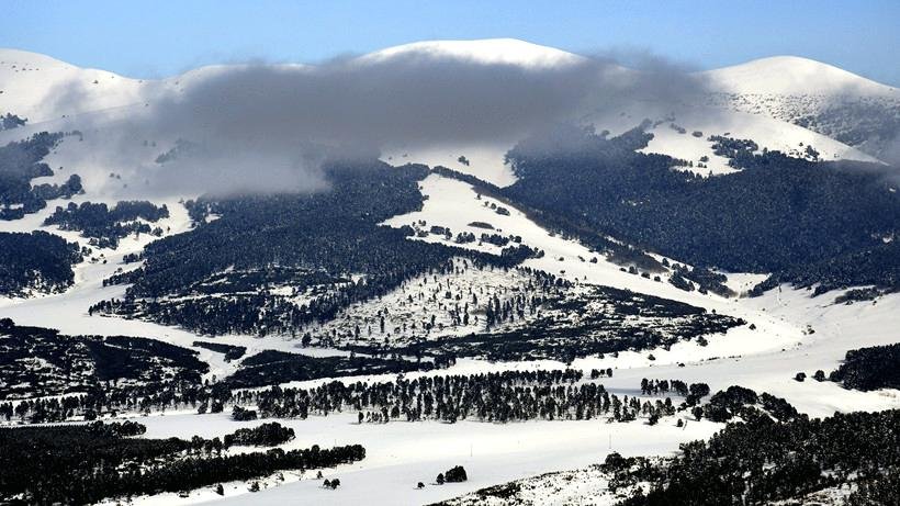 Drone ile Kuzeyin Beyaz Manzarası